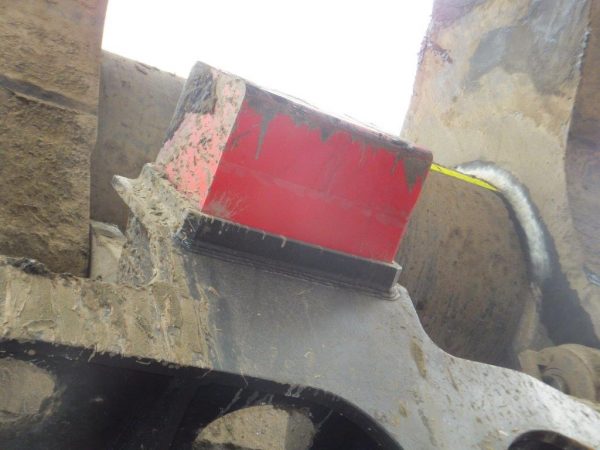 Shovel Bucket Bumper Blocks