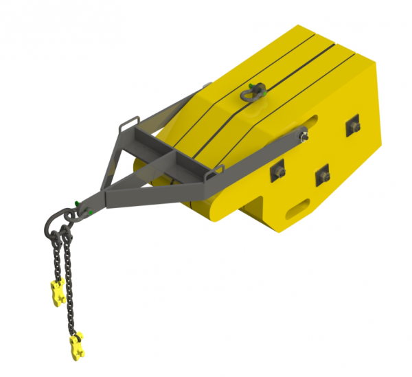 Shovel dipper door block | dipper door chock