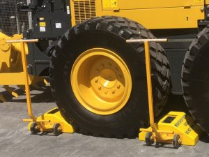 Small safety chocks for graders, small trucks & light vehicles