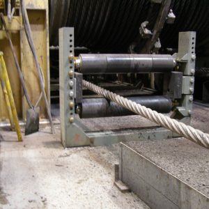 drag chute roller assembly | Dragline components