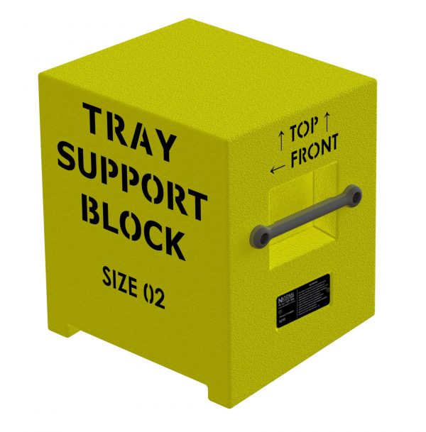 Haul Truck tray support block 02