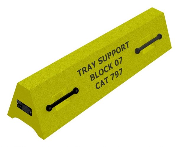 Truck tray support block lightweight 07
